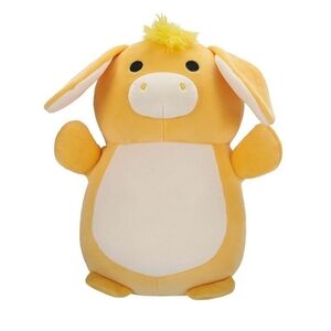 Squishmallows Gavyn The Yellow Donkey Plush 10in Hugmees NWT